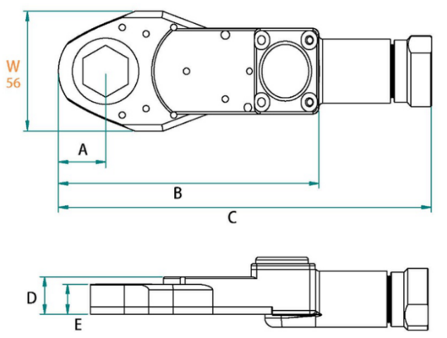 56mm-閉口扳手外座 56mm 폐쇄형 렌치 외부 시트