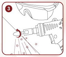 GP系列-槍型式研磨機火花圖3 GP 시리즈-건형 연삭기 스파크 그림 3